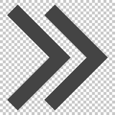 Üst karakter doğru vektör simgesi