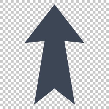 Yukarı Oklu Vektör Simgesi