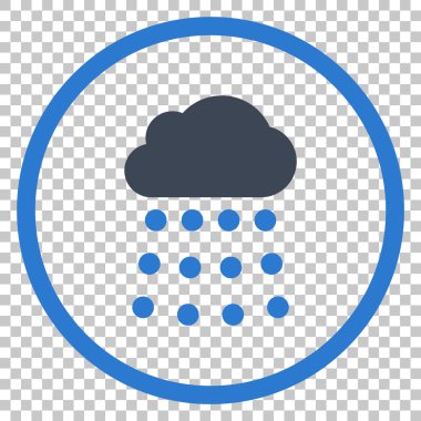 yağmur bulutu vektör simgesi