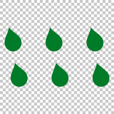 Damla vektör simgesi