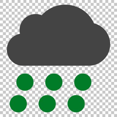 yağmur bulutu vektör simgesi