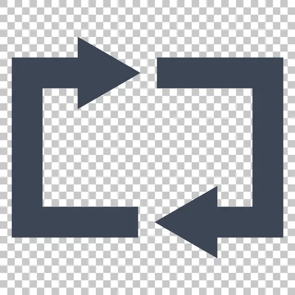 Intercambiar flechas vector icono — Vector de stock