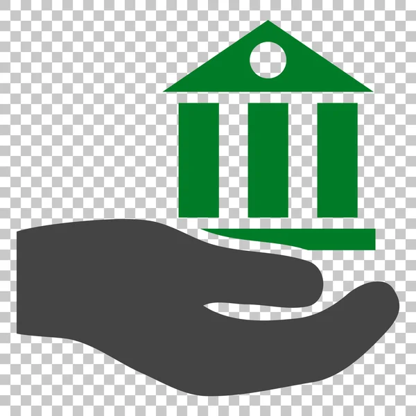 Icona vettoriale di servizio bancario — Vettoriale Stock