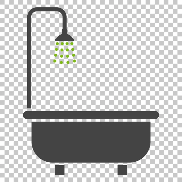 Vector de baño de ducha Icono — Vector de stock