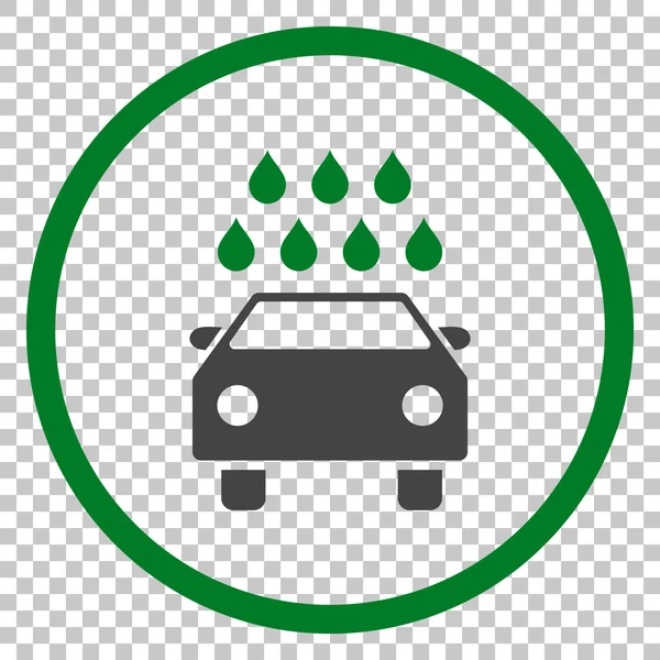 Vector de ducha de coche icono — Vector de stock