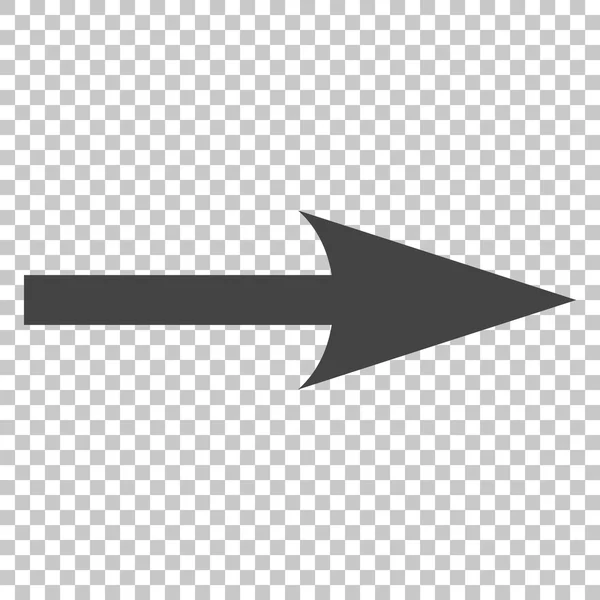 Icône vectorielle droite Sharp Arrow — Image vectorielle
