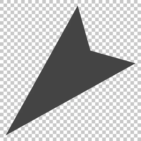 Icono de Vector Izquierda-Abajo de punta de flecha — Vector de stock
