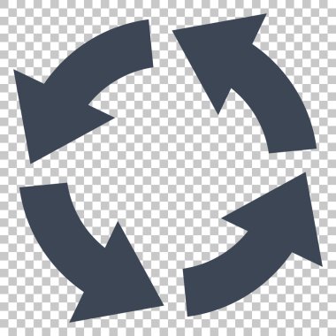 Dolaşım vektör simgesi