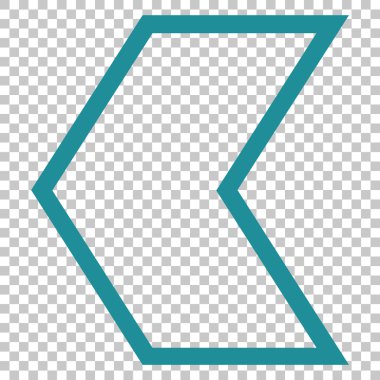 Ok ucu sol vektör simgesi