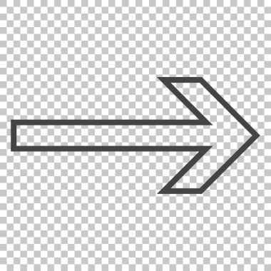 ok sağ vektör simgesi