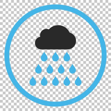 yağmur bulutu vektör simgesi