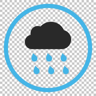 yağmur bulutu vektör simgesi