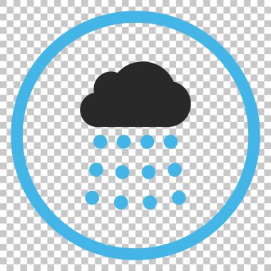 yağmur bulutu vektör simgesi