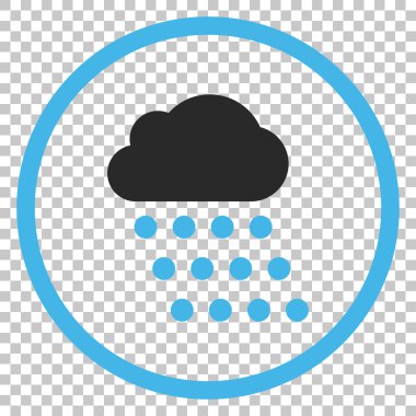 yağmur bulutu vektör simgesi