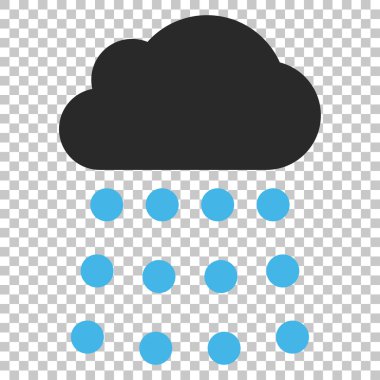 yağmur bulutu vektör simgesi