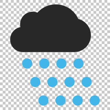 yağmur bulutu vektör simgesi