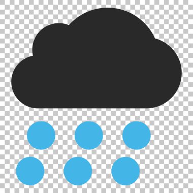 yağmur bulutu vektör simgesi