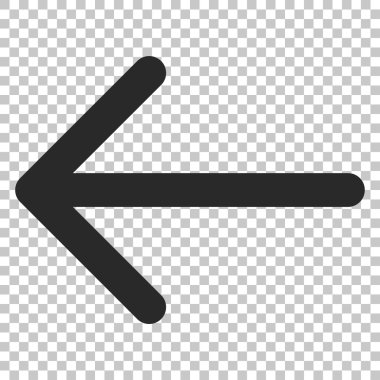 Ok sol vektör simgesi