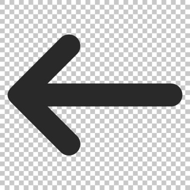 Ok sol vektör simgesi