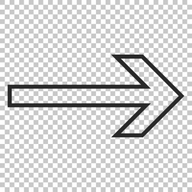 ok sağ vektör simgesi