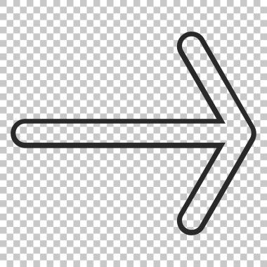 ok sağ vektör simgesi