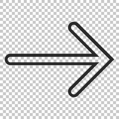 ok sağ vektör simgesi