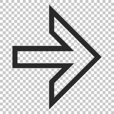 ok sağ vektör simgesi