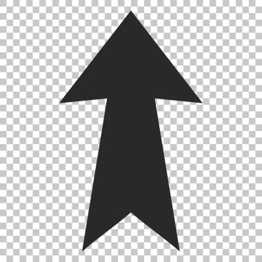 Yukarı Oklu Vektör Simgesi