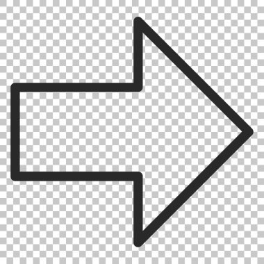 ok sağ vektör simgesi