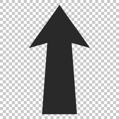 Yukarı Oklu Vektör Simgesi