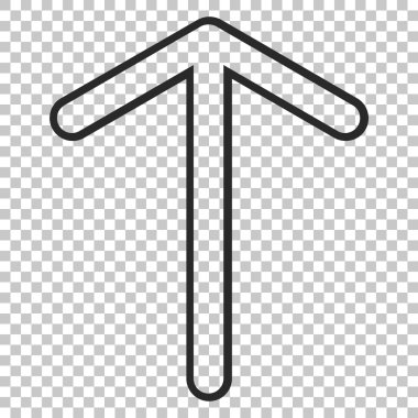 Yukarı Oklu Vektör Simgesi