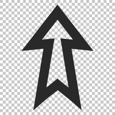 Yukarı Oklu Vektör Simgesi