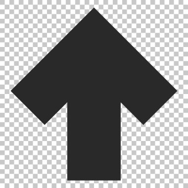 Yukarı Oklu Vektör Simgesi