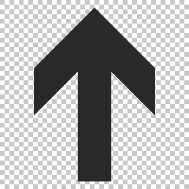 Yukarı Oklu Vektör Simgesi