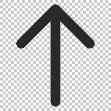 Yukarı Oklu Vektör Simgesi