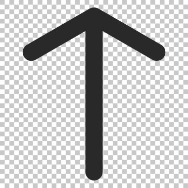 Yukarı Oklu Vektör Simgesi