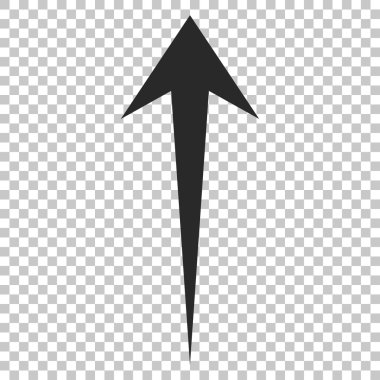 Yukarı Oklu Vektör Simgesi