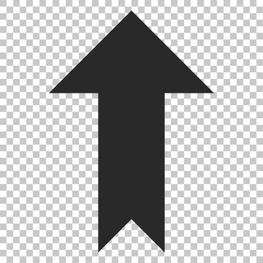 Yukarı Oklu Vektör Simgesi