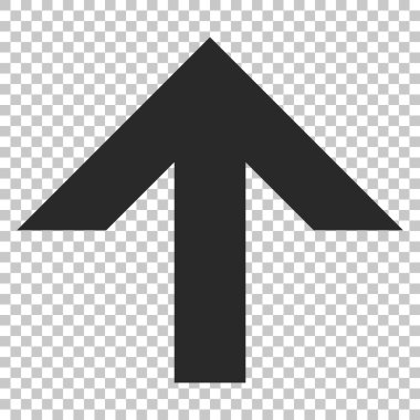 Yukarı Oklu Vektör Simgesi