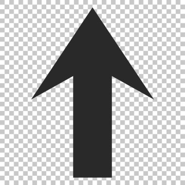 Yukarı Oklu Vektör Simgesi