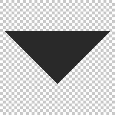 Vektör simgesi aşağı ok ucu