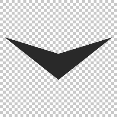 Vektör simgesi aşağı ok ucu