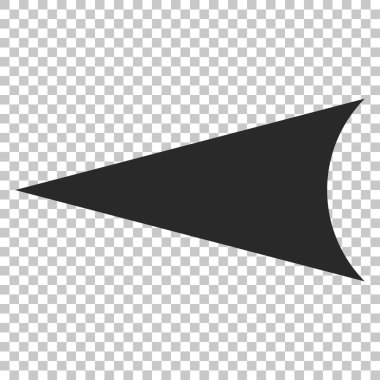 Ok ucu sol vektör simgesi