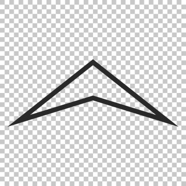 Vektör simge yukarı ok ucu