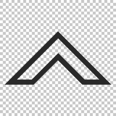 Vektör simge yukarı ok ucu