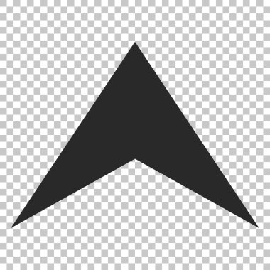 Vektör simge yukarı ok ucu