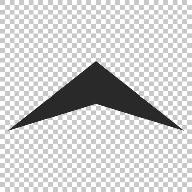 Vektör simge yukarı ok ucu