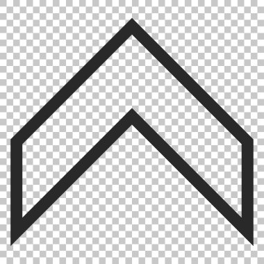 Vektör simge yukarı ok ucu