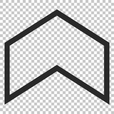 Vektör simge yukarı ok ucu