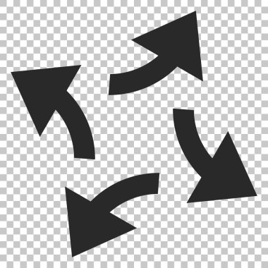 Santrifüj okları vektör simgesi